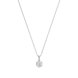 Amor Necklace (with pendant) made of 925 sterling silver for women, necklace, comes in jewellery gift box, Sterling Silver, Cubic Zirconia