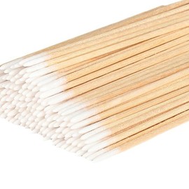 400 Pcs Cotton Swab,Cotton Buds,Cotton Tipped Applicator,Cotton Swabs Wood Sticks for Eyebrow Tattoo Beauty Make-up Color Nail Seam Dedicated Dirty Picking Sticks,Nail Seam Dedicated Dirty Picking