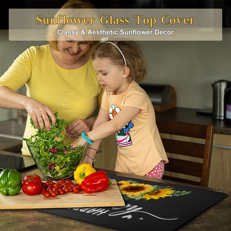 Glass Cooktop Protector - Large Glass Stove Top Cover Protector