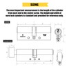 Home Secure™ Euro Cylinder Door Lock TS007 1 Star Security