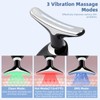 Gesichtsmassagegerät Gesichts Rotlicht Therapie, 3 Modi 45°C Anti Falten Gesichtsmassagegerät