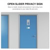 Operitacx Privacy Sign, Vacant Occupied Door Sign Wordless Version, Slider