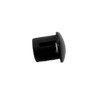 Black Nylon Hole Plugs Fits 1/4" Opening - Domed Textured