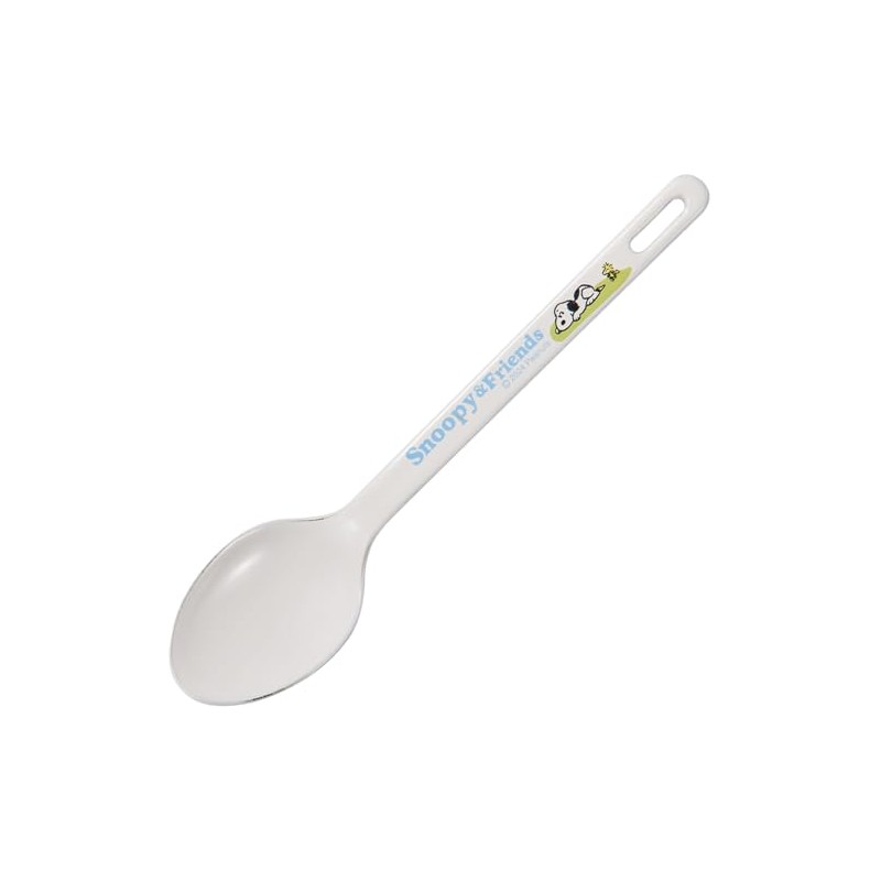 Enameled Peanuts Enameled Dessert Spoon, Green Field Series, Size (W