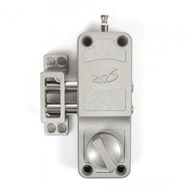 Korean-Made Flat Key Auxiliary Lock for Sash Doors with Tempered Glass, Entrance Security Device Single Unit