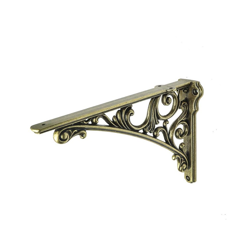 HARPOON 8 Inch Shelf Brackets 2 Pack Heavy Duty Wall