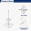 PATIKIL 120mm Self Stick Insulation Pins, 50Sets 2in Self Locking