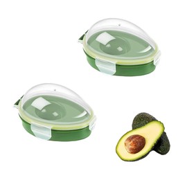 Nicerice Avocado Saver and Keeper - Portable, Reusable Fresh Storage for Fridge - Crisper to Keep Your Avocados Fresh for Days (2)