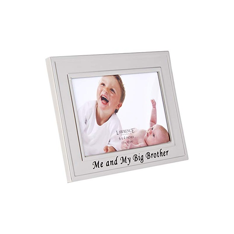 Lawrence Frames Big Brother Silver Plated 6x4 Picture Frame -