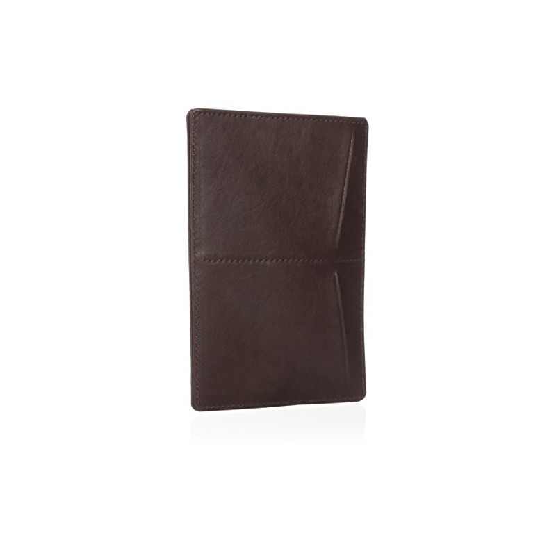 Dopp Men's Carson RFID Blocking Passport Sleeve, Espresso, One Size