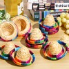 Moukeren 25 Pcs Mexican Decorations Includes 12 Mini Fiesta Sombrero