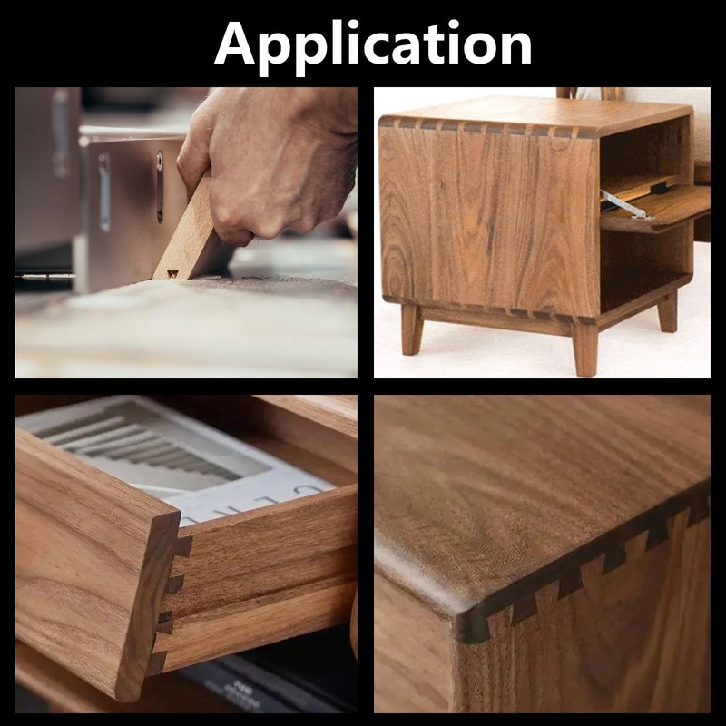 Akylin Dovetail Router Bits 1/2" Shank, 14°Dovetail Jigs for Composition