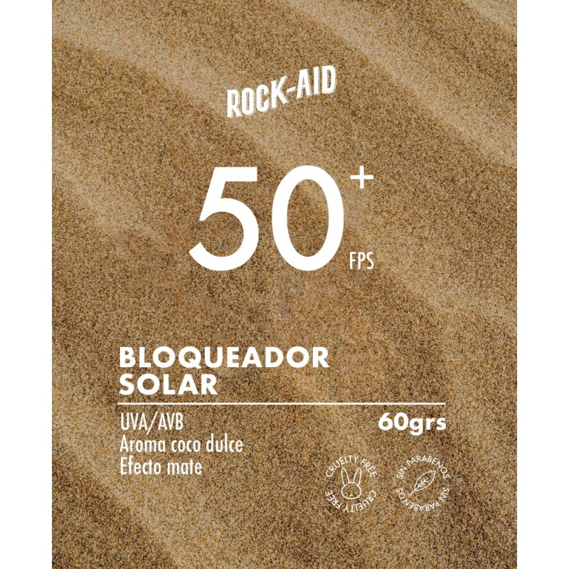 Bloqueador Solar 50 Fps Barra De 60g Rock-aid