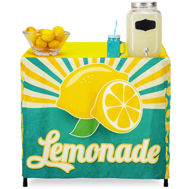 Lemonade Stand for Kids - Lemonade Tablecloth - Outdoor Lemonaid