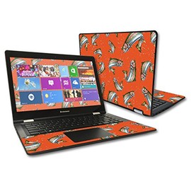 MightySkins Skin Compatible with Lenovo Flex 3 14" – Trout Collage | Protective, Durable, and Unique Vinyl Decal wrap Cover | Easy to Apply, Remove, and Change Styles | Made in The USA
