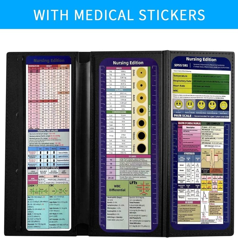 Ahvqevn 1 Pack Nursing Clipboard Foldable Nurse Folding Clipboard 3