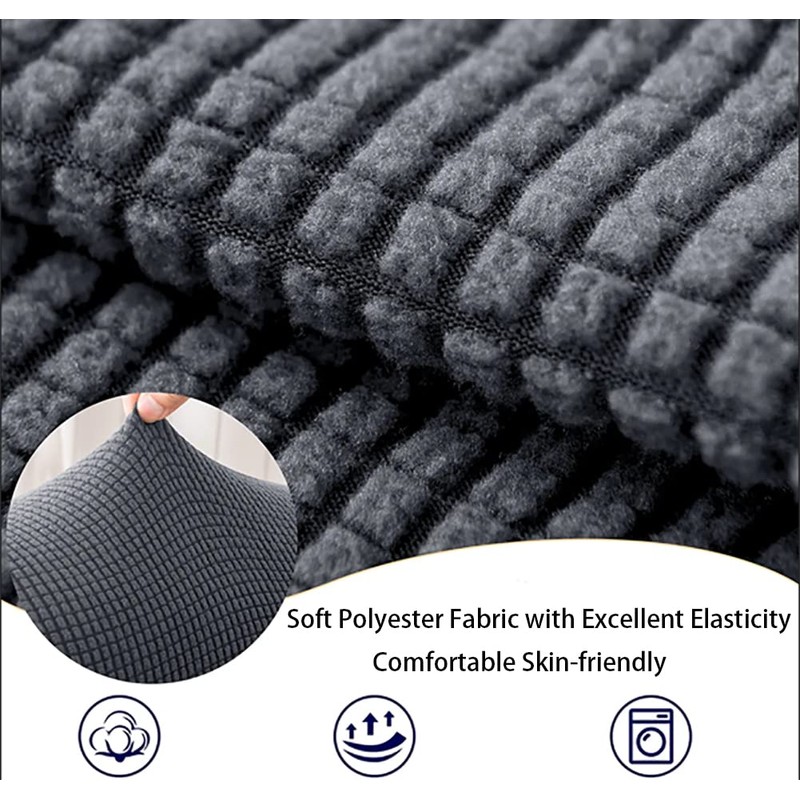 Premium Polyester Sofa Arm Cover, Scratch Resistant Protector Covers,Elastic Armrest