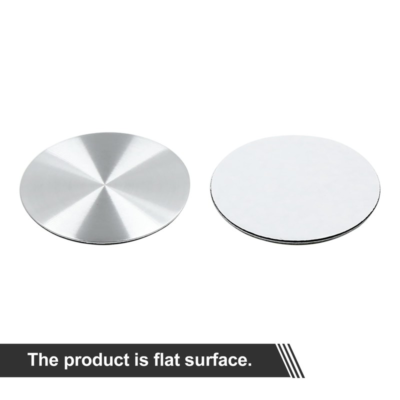 sourcing map Set of 4 45 mm Silver Car Wheel