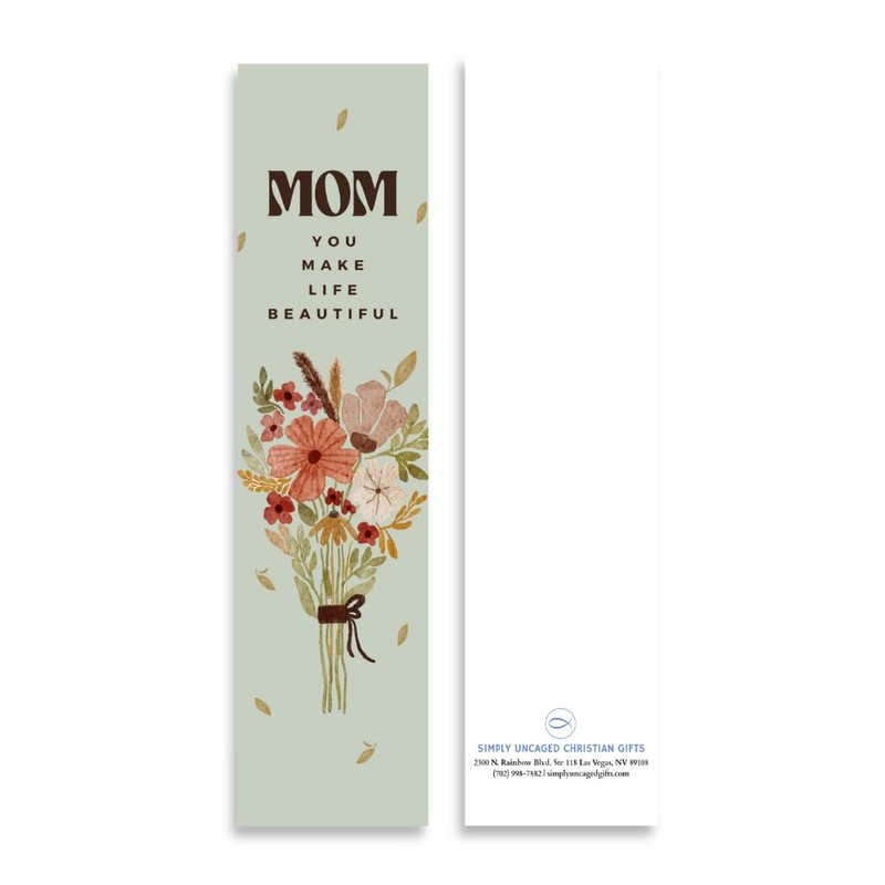 8’X2’ Bookmark for Mom | Gift for Mothers (Mom You