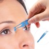 Metal Meibomian Gland Massage Tool, Eyelid Expressor Tweezer