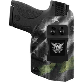 We The People Holsters - Thin Green Line - Left Hand - IWB Holster Compatible with Glock 30/29