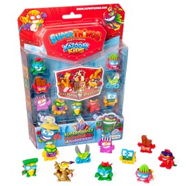Superzings Kazoom Kids Blister Pack of 10 SuperThings (Including 1 Gold Guide) PST8B416IN00 Multi-Coloured