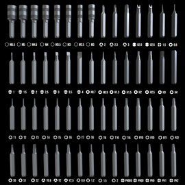 DSBYKJ Precision Screwdriver Set with 64 Bits, Magnetic Driver Handle, Storage Case