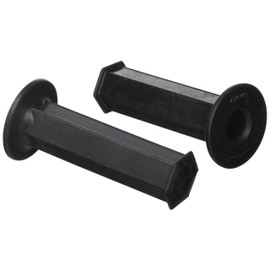 キジマ (kijima) バイク グリップ 六角 ブラック 130X22.2mm クローズ 原付 スクーター 201-193