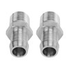 2 Pcs 1/2in NPT Male Thread to 5/8in Barb Connector