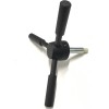 MOUNT 3 Spoke Gun Safe Handle Replacement, Black Heavy-Duty Handle