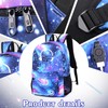 Dracarys School Backpack School Bags for Girls Boys Galaxy Luminous