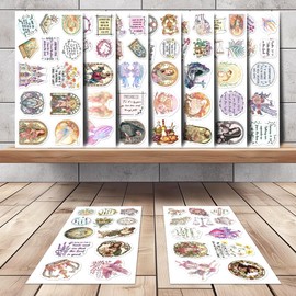 108 PCS Jesus Christian Bible Stickers, Waterproof Vinyl Religious Faith Stickers, Inspirational Scripture Decals for Laptops, Water Bottles, Journals, Notebooks, Ideal Christian