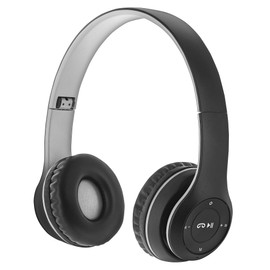 Bluetooth Folding Wire-Free Headphones Black