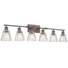 HWH Farmhouse Vanity Light Fixture, Rustic Bathroom Light Fixtures for