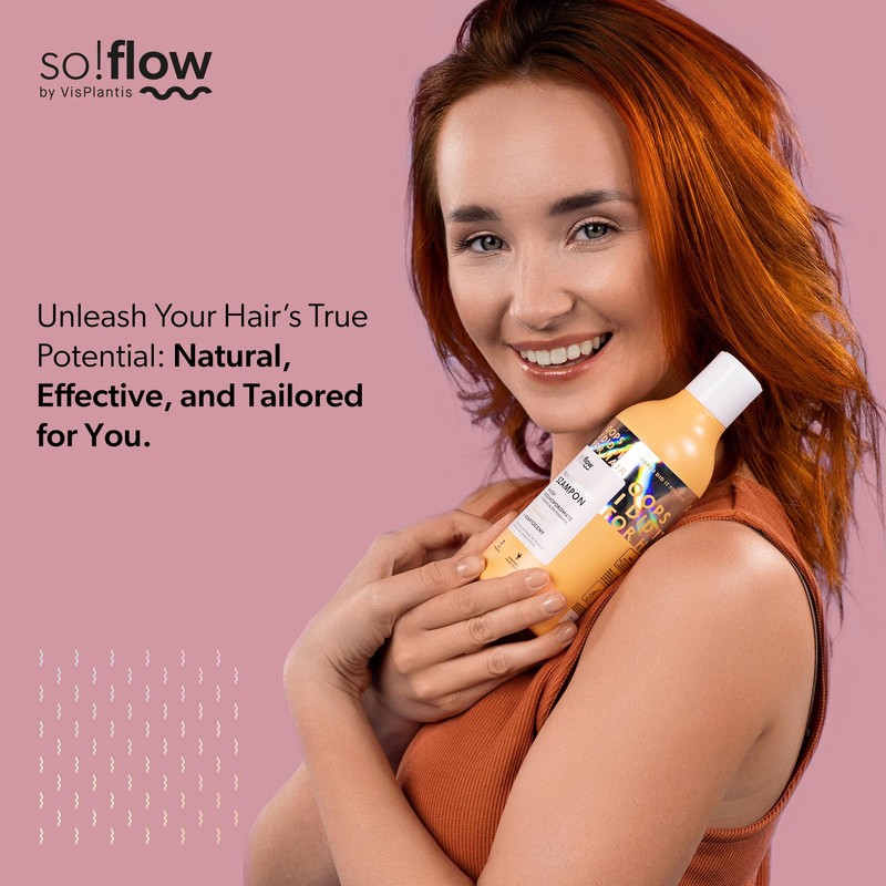 So!Flow Moisturising shampoo for medium porosity - with aloe and