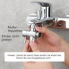 Tecmolog 3 Way Switch Valve Tap Adapter Brass Diverter for