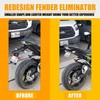 RANSOTO Motorcycle Z125 Fender Eliminator Kits License Plate Holder Compatible