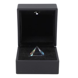 K9 Optical Glass Pyramid Prism 20mm Pyramid Shape Colored RGB Dispersion Prism for Photo Photography Physics and Decoration