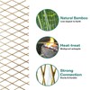 Sprigra Natural Bamboo Trellis, Expandable Fence, Outside Lattice Fence 36x92