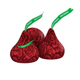 HERSHEY'S KISSES Milk Chocolate Meltaway, Valentine's Day Candy Bag, 9 oz
