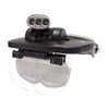Lupa Optovisor 1.2-6x Con 3 Leds Negra 81001 E OBI