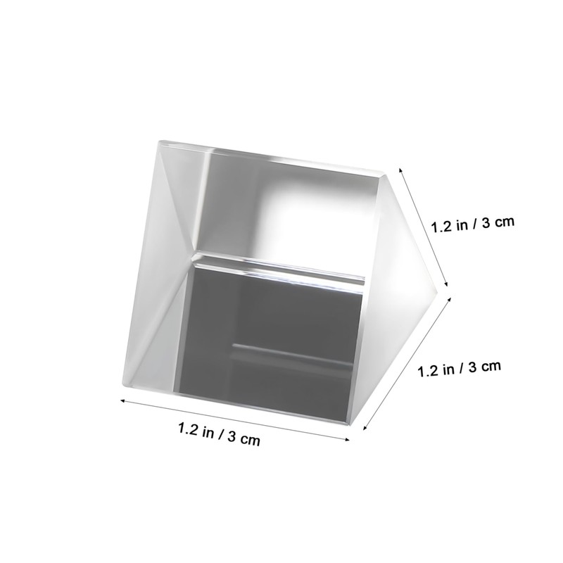 NOLITOY Beam Splitter Prism Scope 4 Pcs Triangular Prisms for