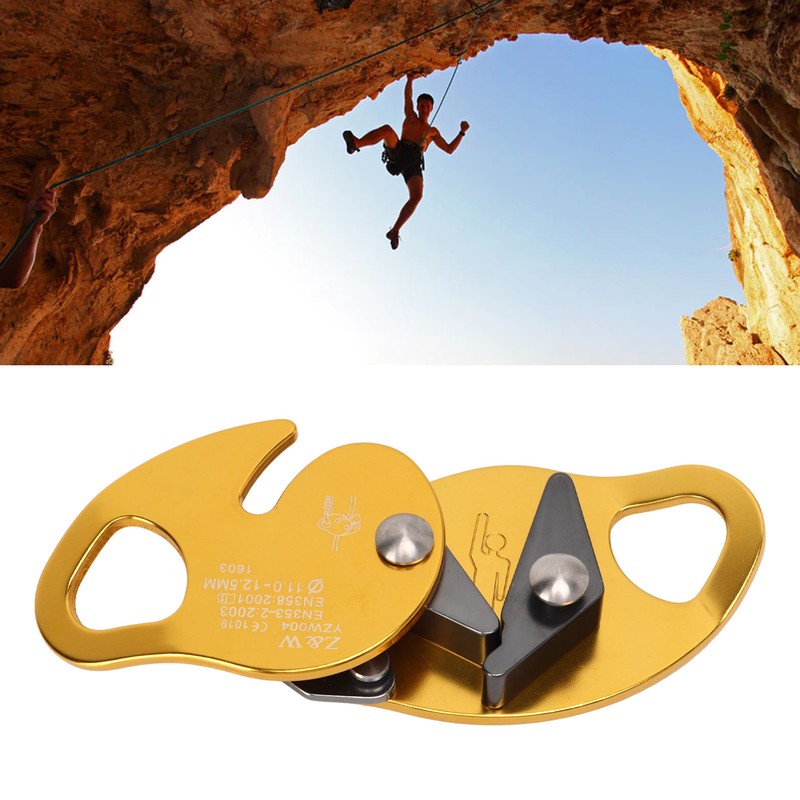 Oval Movable Rope Grab Self Locking Outdoor Climbing Mountaineering Rope