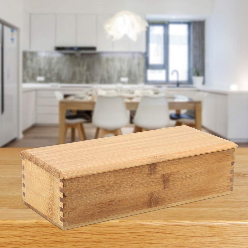 Natudeco Chopsticks Storage Box Spoons Organizer Japanese Chopsticks Case Tableware