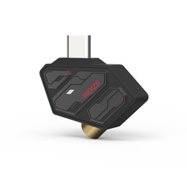 generic Hidizs SD2 DAC Dongle AMP, Type C Adapter to 3.5mm Female Headphone Jack, Support PCM/DSD, HD Mic, with Type-C to USB-A Adapter Cable, Black