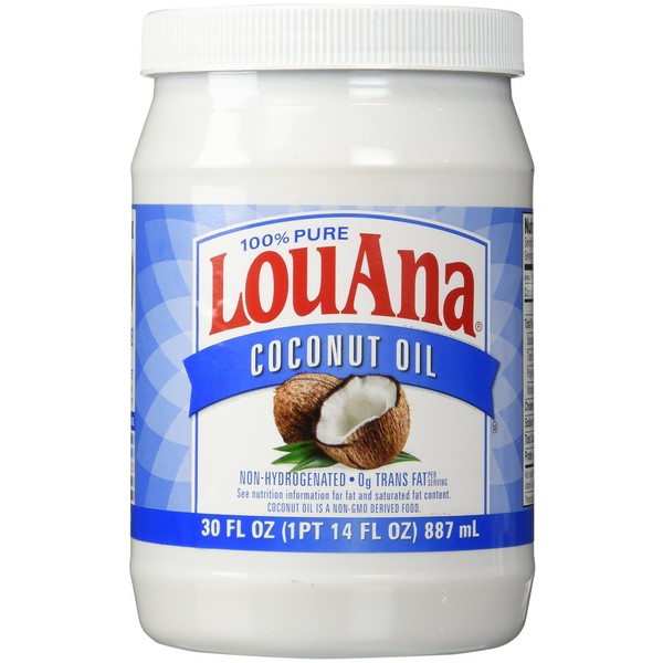 LouAna Pure Coconut Oil (All Natural) 30 fl oz