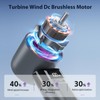 Portable Handheld Fan, 100 Speed Adjustable Turbo Mini Fan with