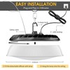 Elaruslux 200W UFO LED High Bay Light with Diffuser 28,000lm