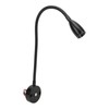 LED Reading Light 3W Wall Mount Reading Lamp Flexible Gooseneck