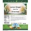 Lemon Ginger Green Tea (25 tea bags, ZIN: 537444)